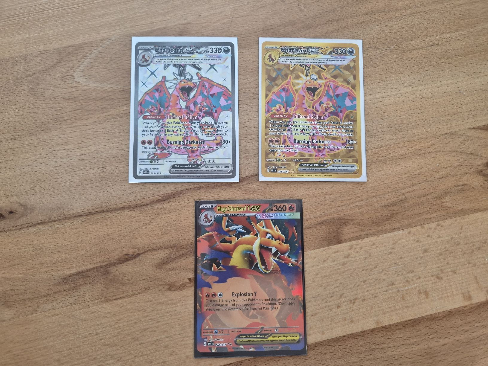Cartes: Charizard Trio – D'occasion à Goldach par Napoleon_1992
