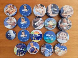 Sammlung Nivea Dosen, spezielle Motive, 19 Stück