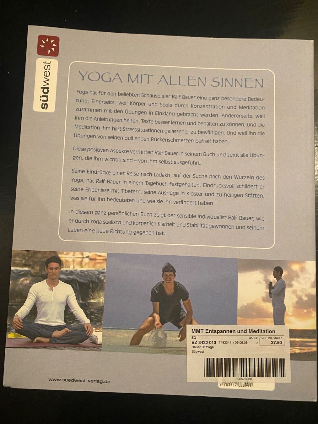 Bücher: Yoga - unterwegs zu mir Ralf Bauer – Gebraucht aus Lüchingen von LIDB 1