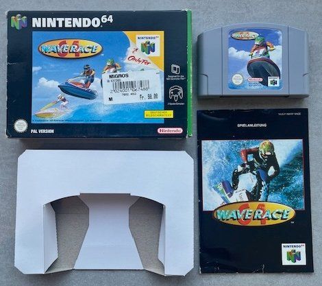 Nintendo Giochi: Nintendo 64 Wave Race 64 PAL OVP CIB – Usato da Gravesano venduto da Ing_lb