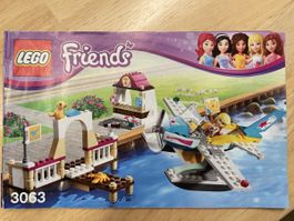 Lego Friends 3063 Flugschule mit Wasserflugzeug