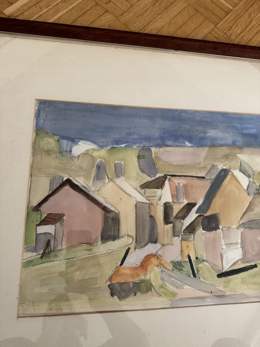 Gemälde: Kurt Weber – Aquarell 1964 – Gebraucht aus Buchs AG von ChrizZa 1