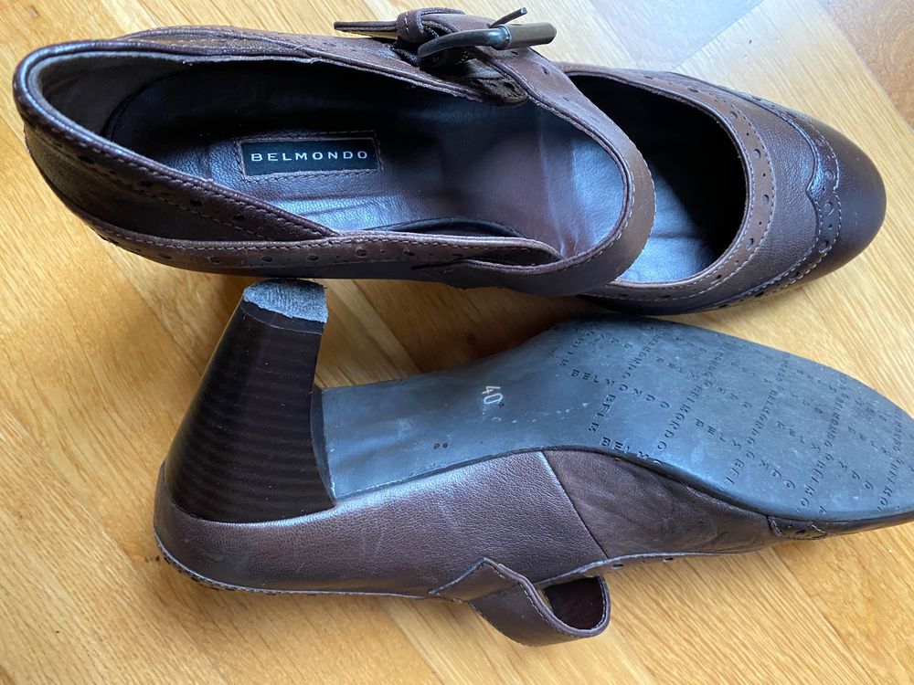 Schuhe, braun, dreifarbig 2