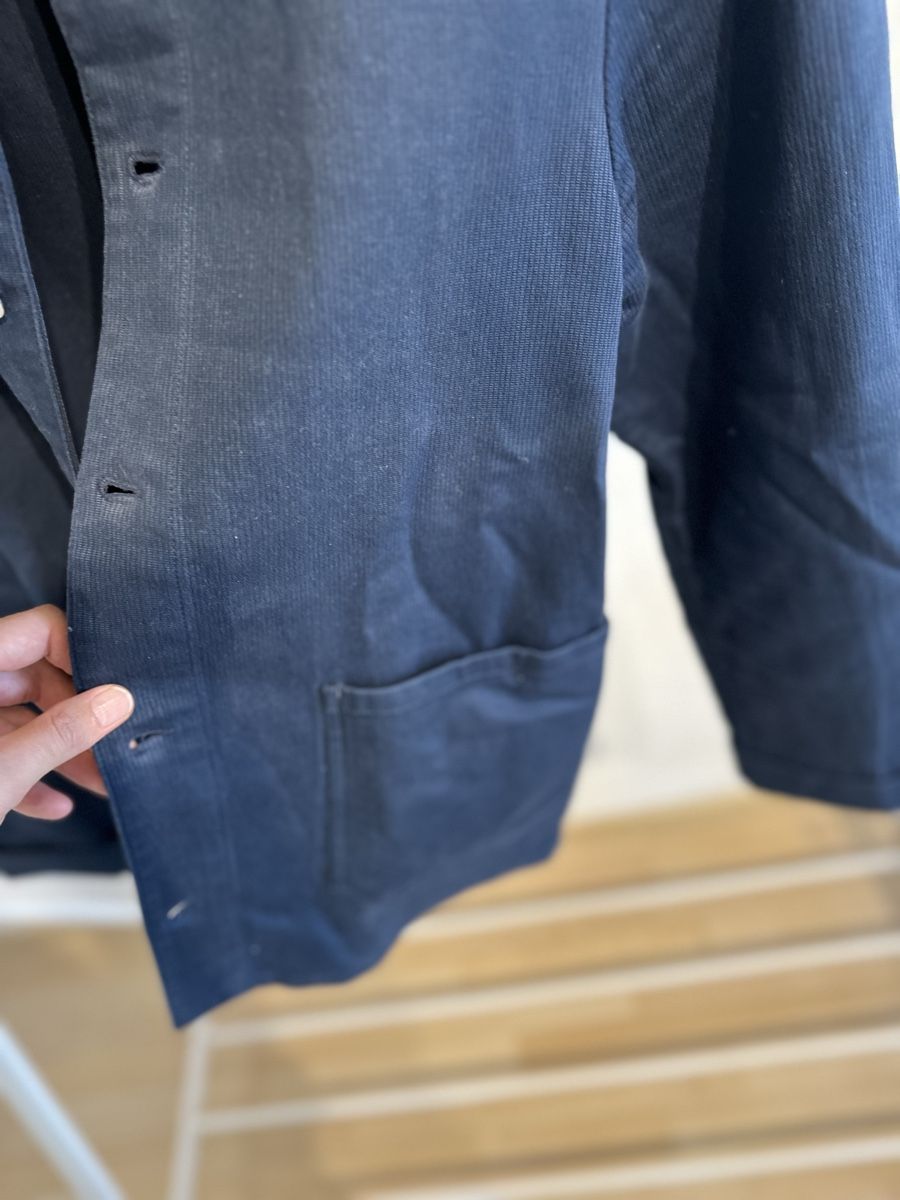 Apc Vestes: A.P.C. Overshirt Jacket Navy Blue Size M – D'occasion à Zürich par -Lj- 2