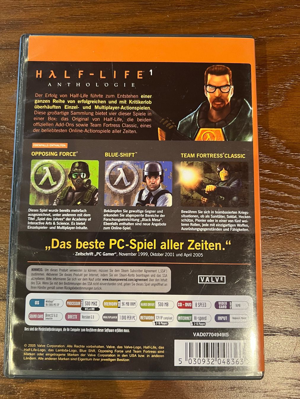 Valve Spiele: Half-Life Anthologie (PC-DVD) – Gebraucht aus Therwil von annickfankhauser 1