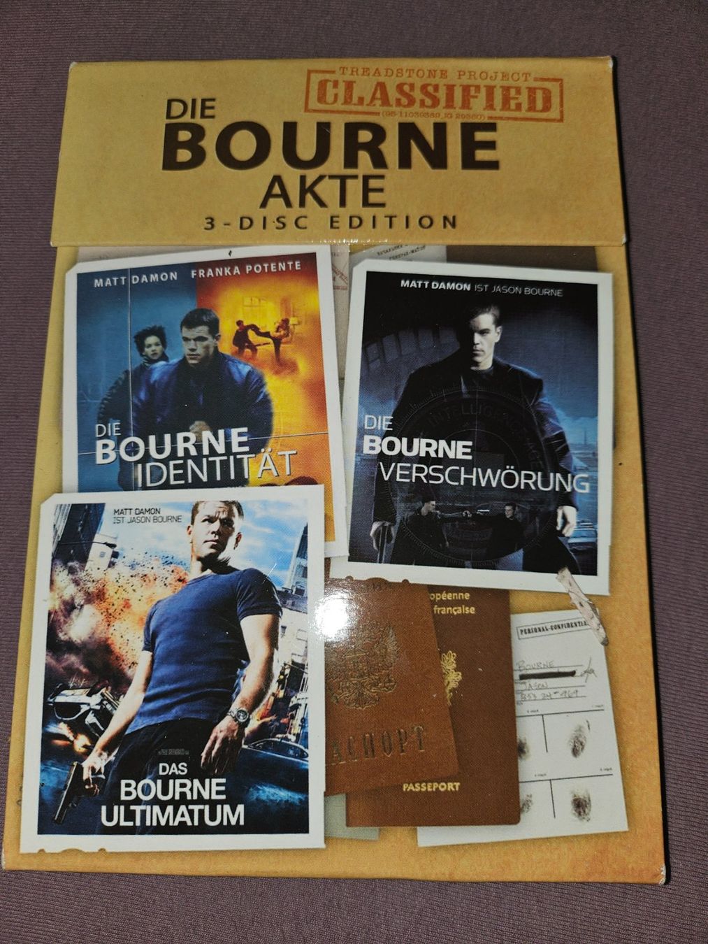Tous les DVDs: DVD Box: Die Bourne Akte - 3 Disc Edition – D'occasion à Thun par Shame
