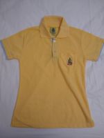 Hardly worn Yellow Polo Shirt with Emblem Size S/M