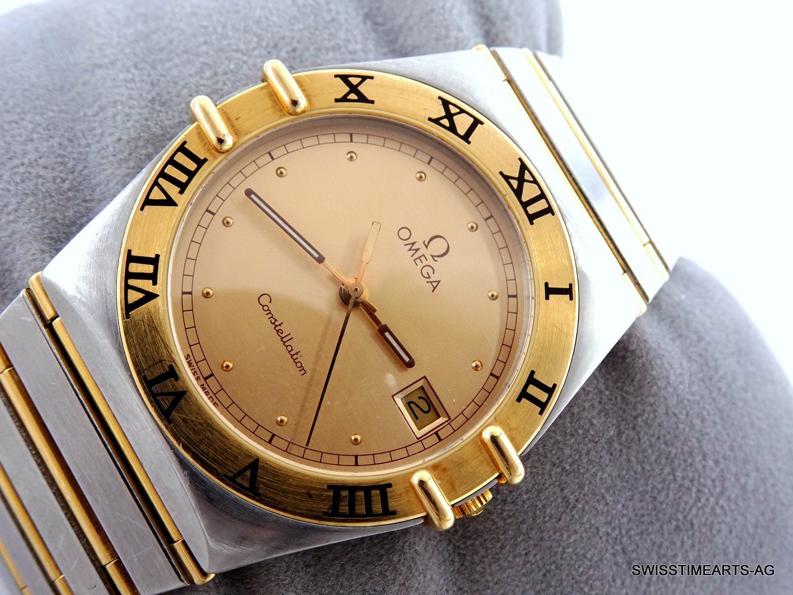 Omega Uhren: OMEGA 18K/SS 1990ER CONSTELLATION 396.1070 HERRENUHR – Gebraucht aus Zürich von SWISSTIMEARTS-AG 2