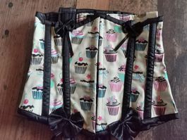 Burleska Corsage Korsett Cupcake Muffin *NEU* 24