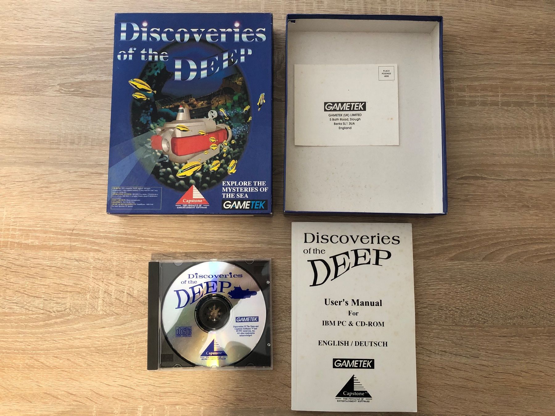 Microsoft Spiele: Discoveries of the deep PC CD Rom Big Box Computerspiel – Gebraucht aus Gasel von doctor_doak 2