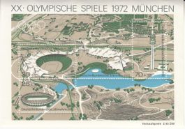 BRD Olympiade München Mi Block 7 postfrisch