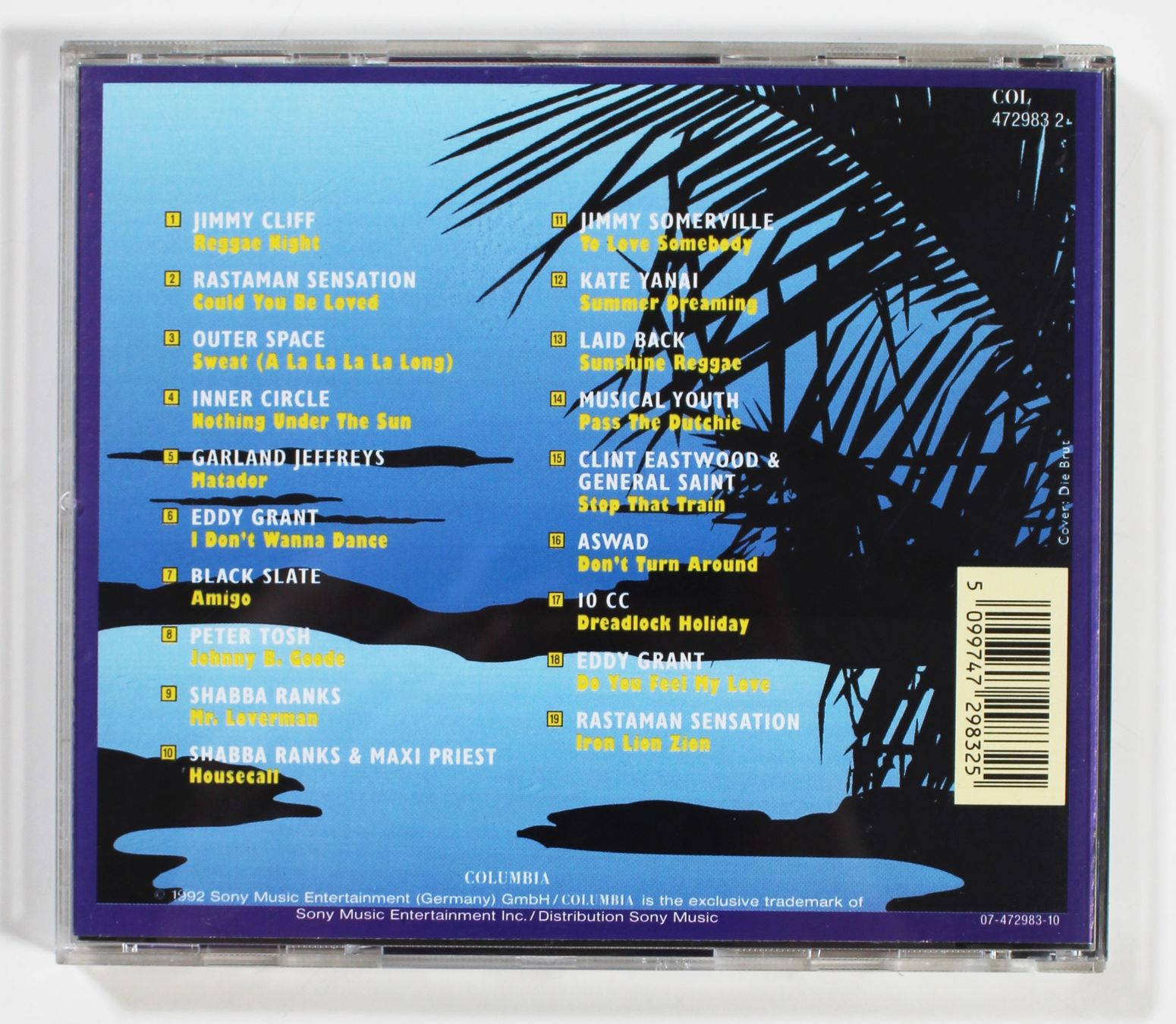 CD: CD - REGGAE NIGHTS - 19 REGGAE KLASSIKER HITS - SAMPLER 1992 – Usato da Brüttisellen venduto da Collector-Corner 2