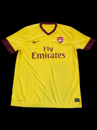 Maillot Arsenal 2010-2011 Jaune Taille L