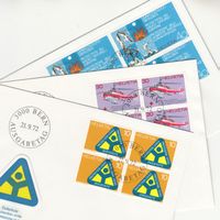 SBK 517 - 519 im 4er-Block FDC
