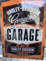 Harley Davidson garage mororrad usa
