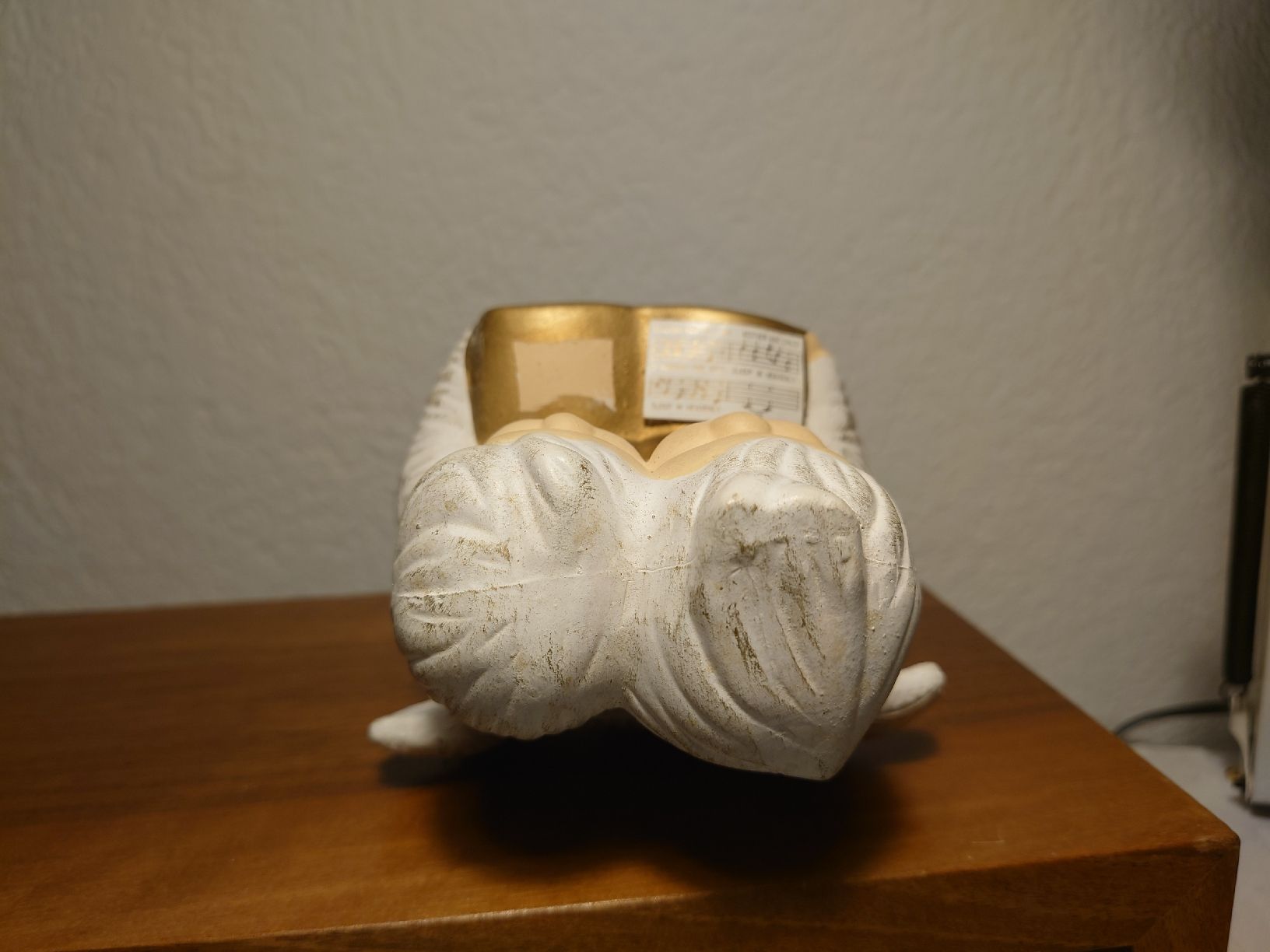 Figuren: Alte Tonfigur singende Engel, Teelicht – Gebraucht aus Fraubrunnen von PlueschPanda 1