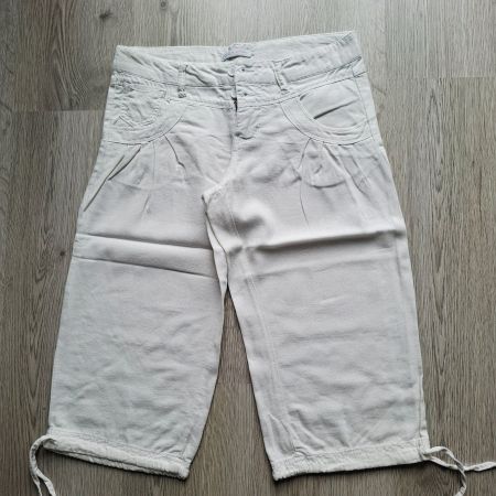 Beige Sommer-Hose / Culotte Hose von Only, Grösse 34