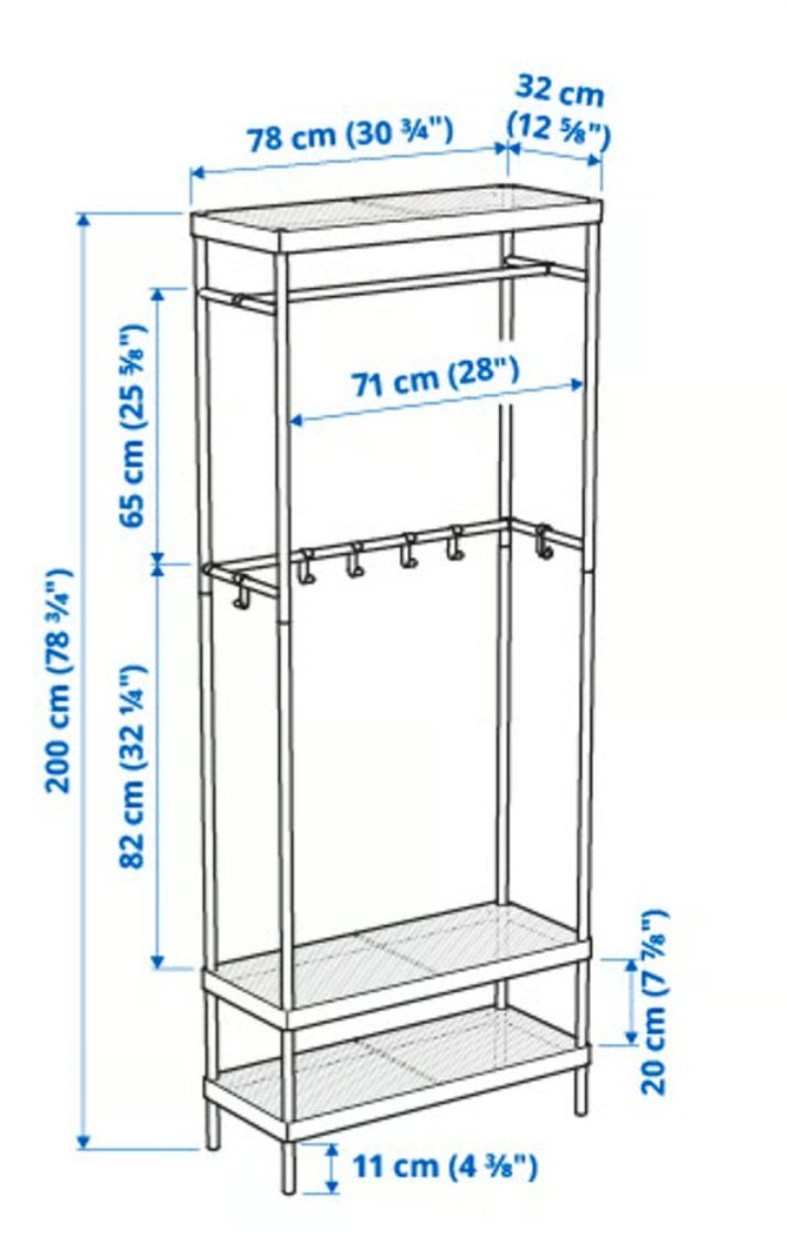 Ikea Porte manteau: Ikea Garderobe – D'occasion à Basel par eila_ila 1