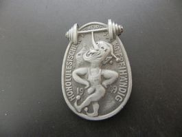 Plakette Solothurn Fasnacht Honolulu 1949