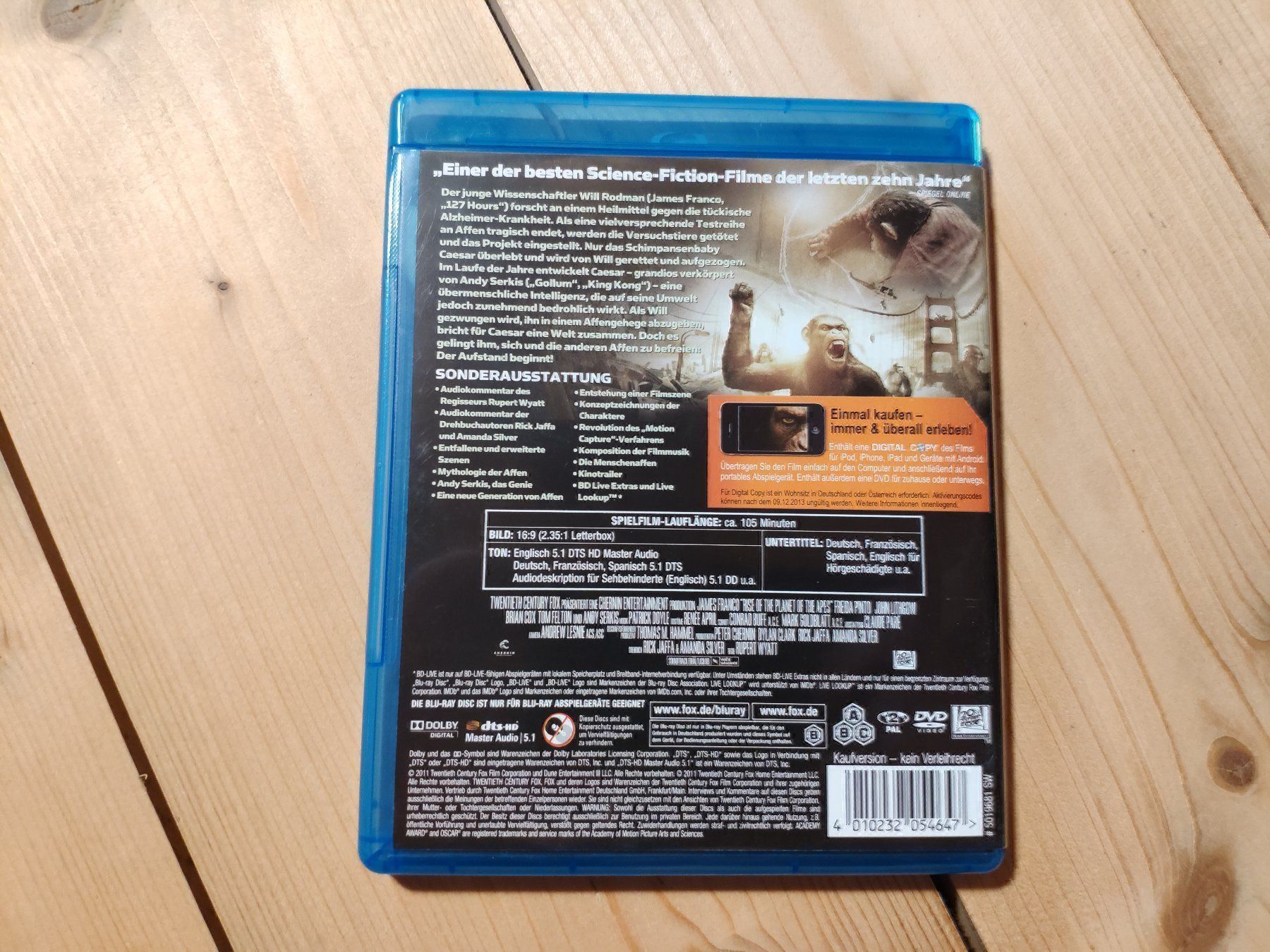 Alle DVDs: Planet der Affen: Prevolution – Gebraucht aus Wasterkingen von Palu17 2