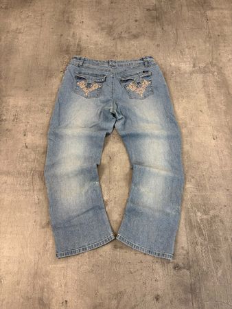 Vintage Miss Me Style Straight Jeans (L)