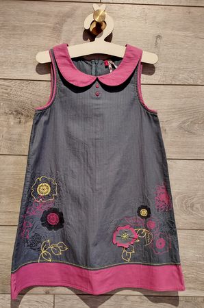 Orchestra - Robe fille grise 6 ans / 116 cm.