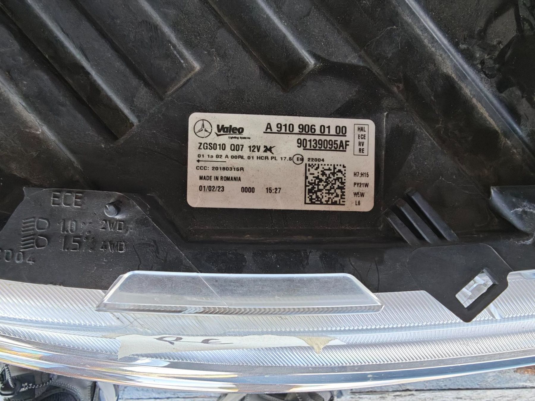 Mercedes-Benz Fari: Scheinwerfer Mercedes Benz Sprinter W907/910/Wohnmobile 2018 – Usato da St. George venduto da 9633pedro 5