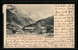 Stechelberg, Ortspartie gegen das Gebirg
