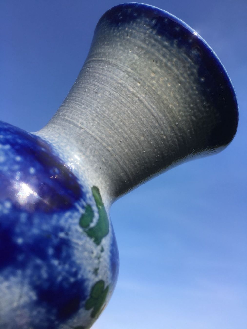 Vasi & Recipienti: STEINGUT  VASE  BLUMENVASE  VÄSELI   DEKO   HANDARBEIT – Nuovo (secondo la descrizione) da Subingen venduto da ArtBead 4