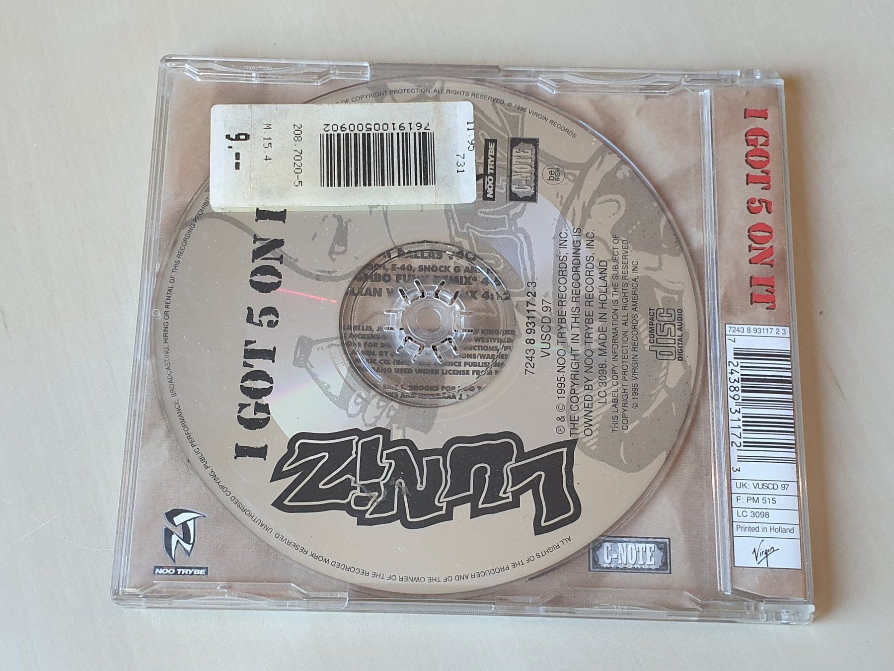 CD: Luniz i got 5 on it – Usato da Stansstad venduto da collectorsshop 1