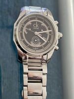 Elegante orologio Calvin Klein cronografo, acciaio inox
