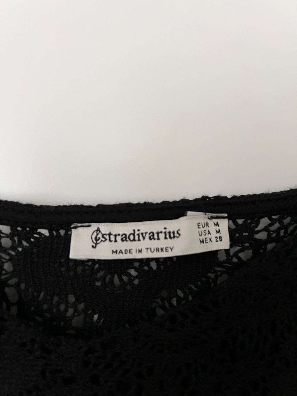 Stradivarius Top: Schwarzes Spitzen-Top Stradivarius Grösse M – Nuovo (secondo la descrizione) da Abtwil SG venduto da chi_yh9f 1