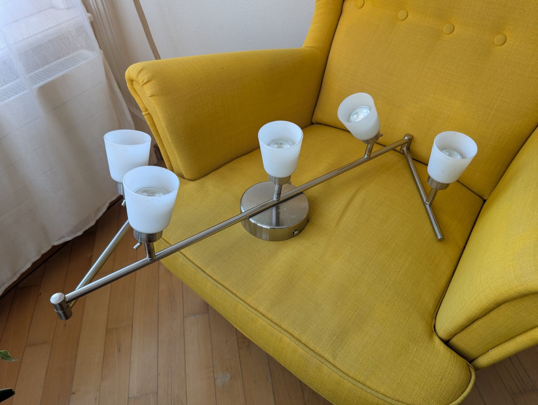 Lampadari & plafoniere: Deckenlampe mit 5 Strahlern, Spots verstellbar – Usato da Luzern venduto da f.myosotis 1