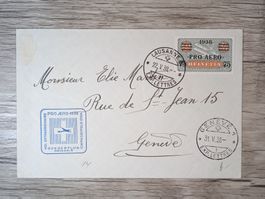 TR50 Enveloppe Suisse + Timbre 1938