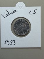 Vatican - 5 lires - 1953