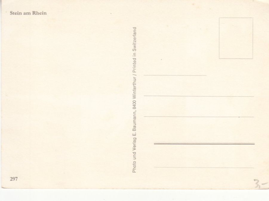 Cartoline postali: Stein am Rhein ca. 1970 – Usato da Bürglen TG venduto da StampGraf 1