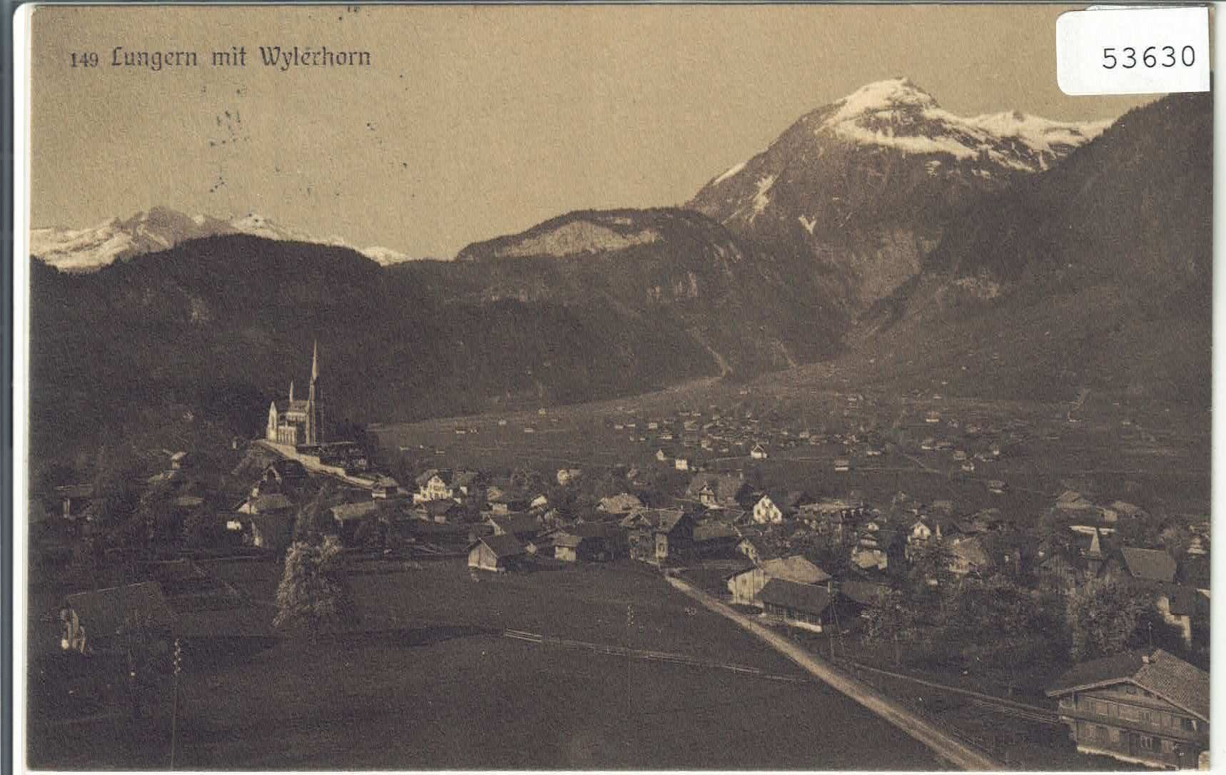 Cartoline postali: Lungern mit Wylerhorn – Usato da Ettingen venduto da Kartenplanet