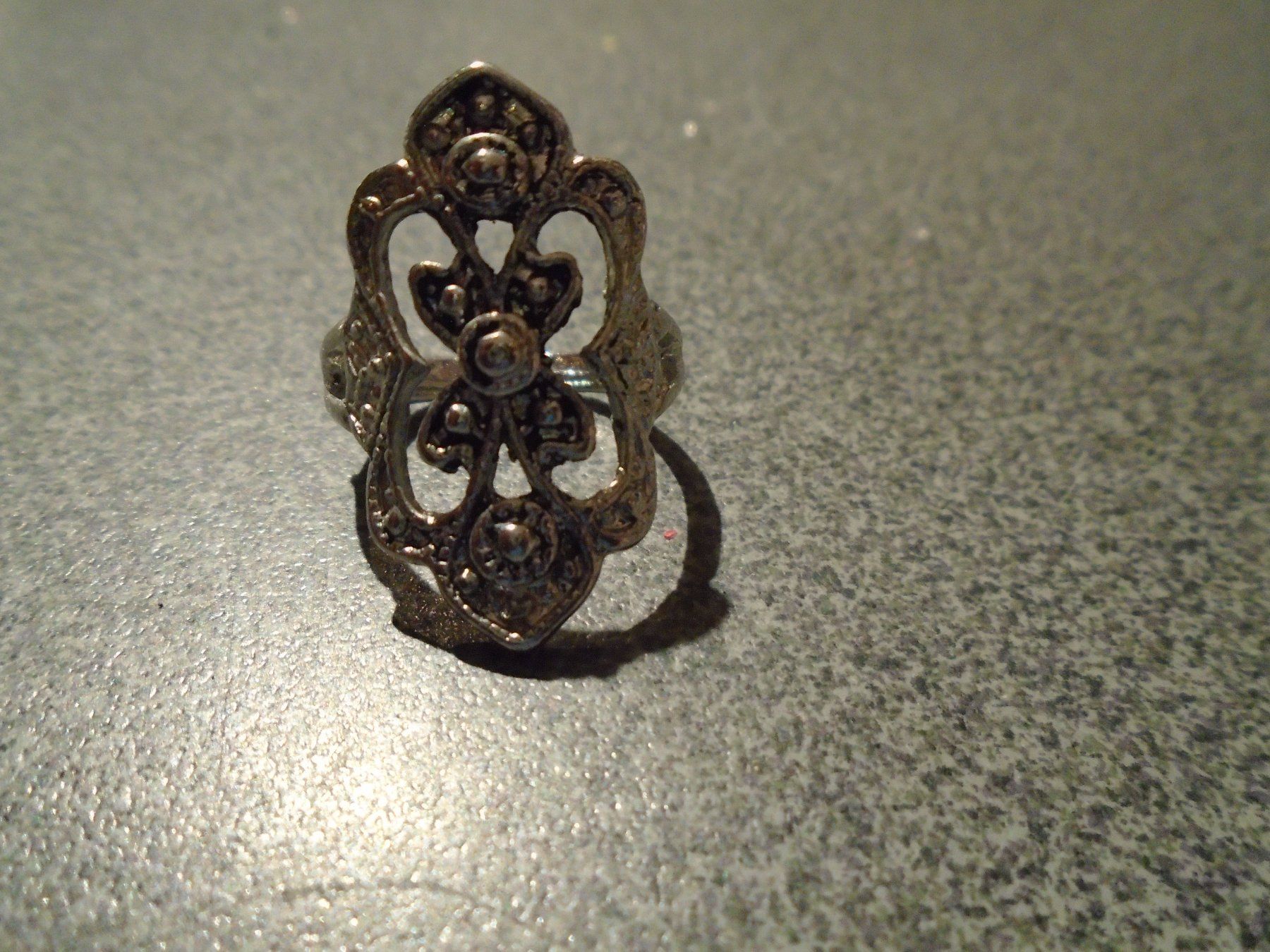 Ringe: Ring silberfarbig, Blume – Neu und originalverpackt aus Zürich von abraxas1291
