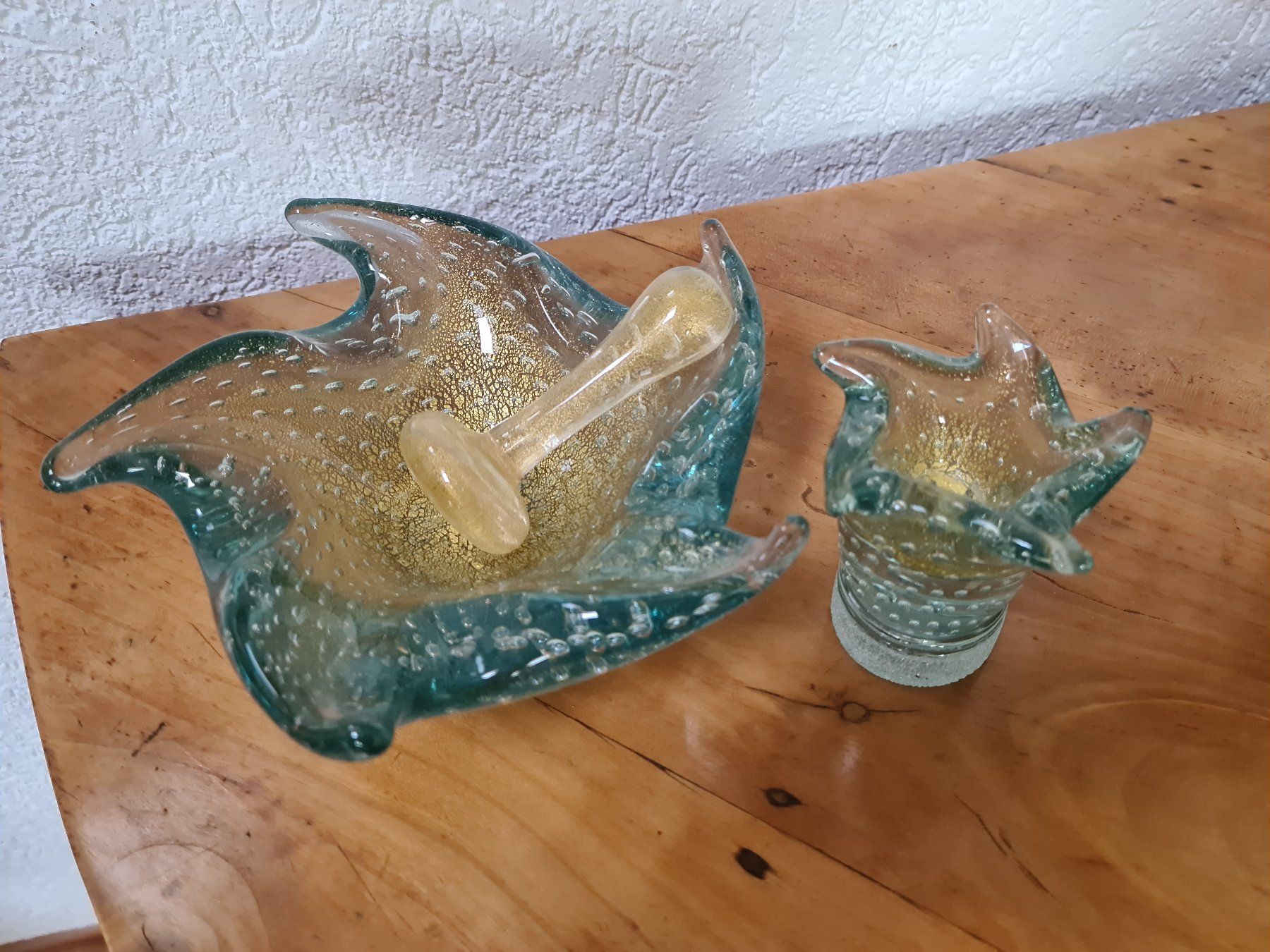 Murano Portacenere: ensemble fumeurs en verre de Murano – Usato da Rolle venduto da flo2906