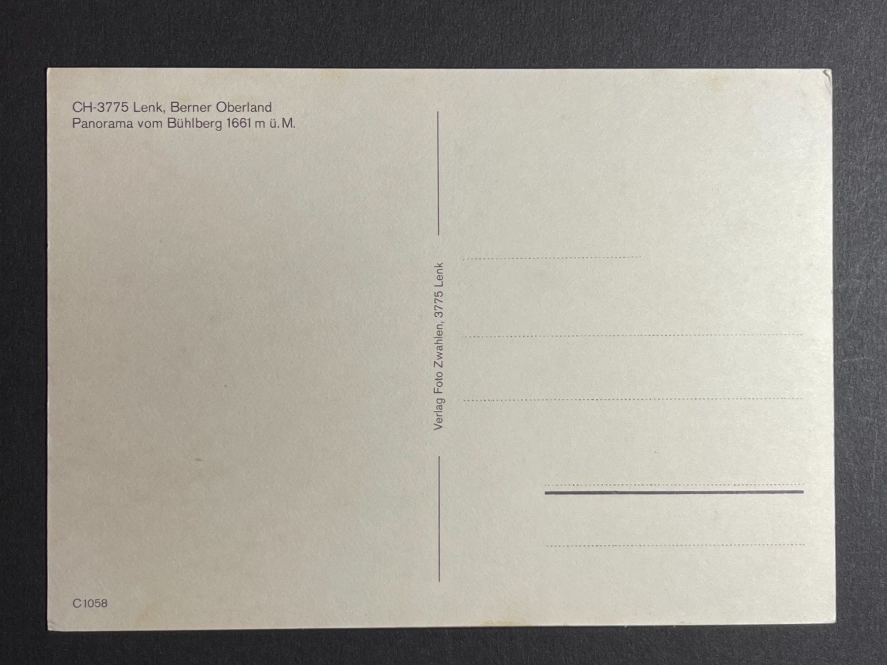 Cartoline postali: Lenk. Panorama vom Bühlberg – Usato da Steg VS venduto da _vinci_ 1