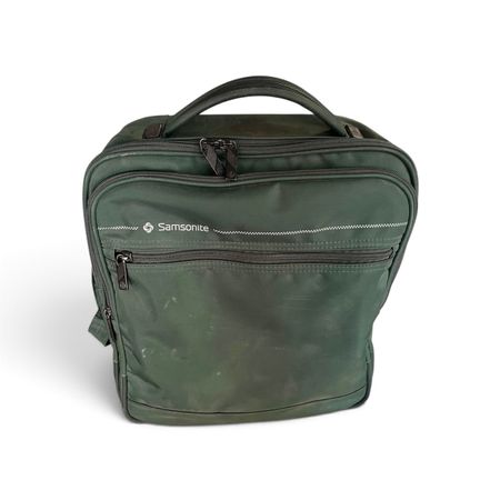 Samsonite Umhängetasche/Reisetasche Dunkelgrün mit Schulter