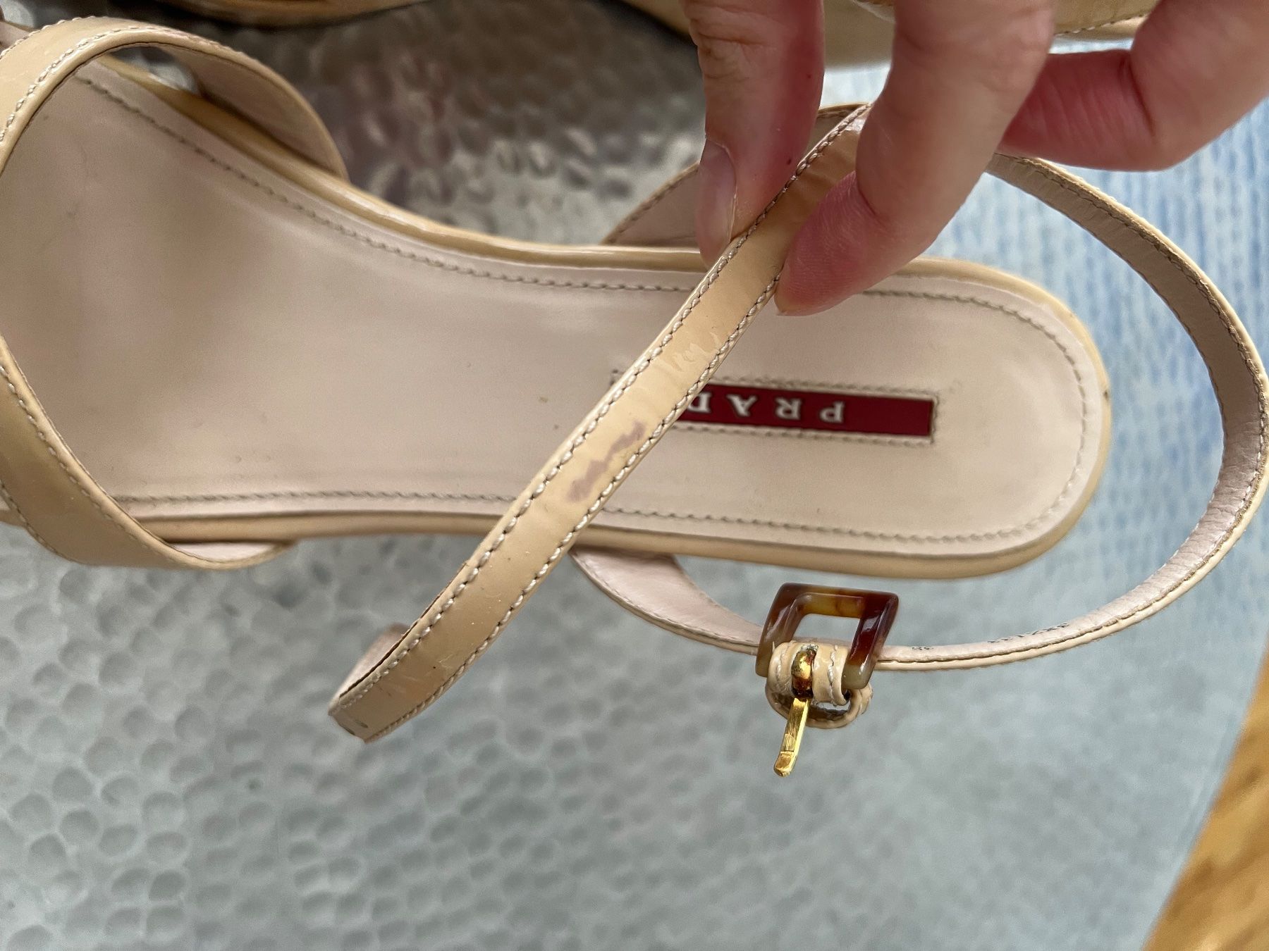Prada Scarpe da donna: Prada Sandalen Gr 38 – Usato da Zürich venduto da Schnaeppchen_for_her 1