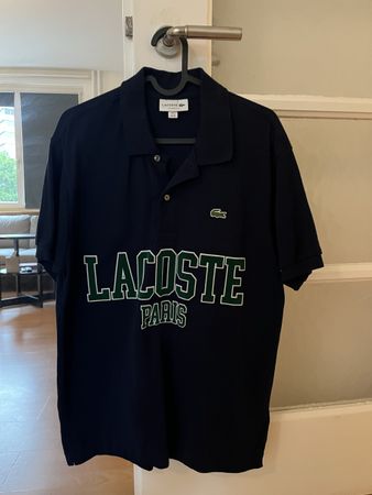 Lacoste Polo Shirt Paris Blau Grösse M Classic Fit