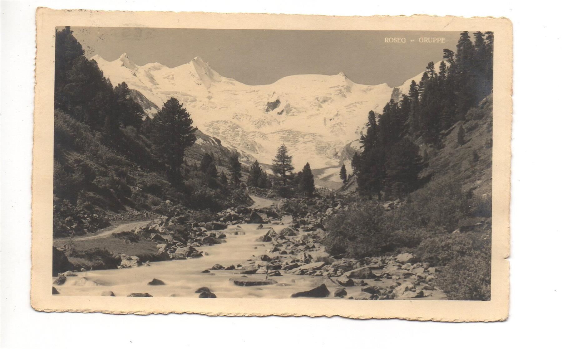 Cartoline postali: PONTRESINA Roseg-Gruppe – Usato da Jona venduto da philajona