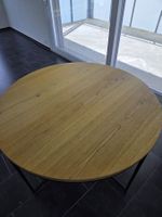 Esstisch rund 120 cm Eichenoptik