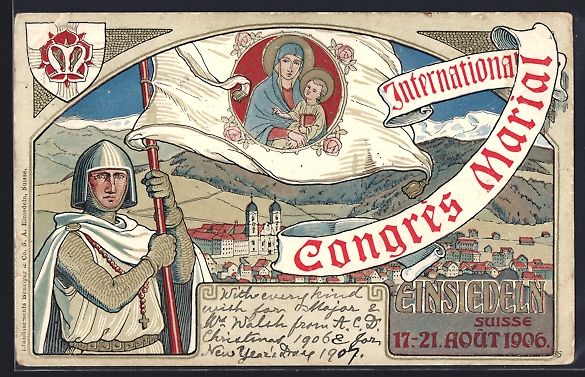 Cartes postales: Einsiedeln, Congres Marial International – D'occasion à Berlin par bartko-reher