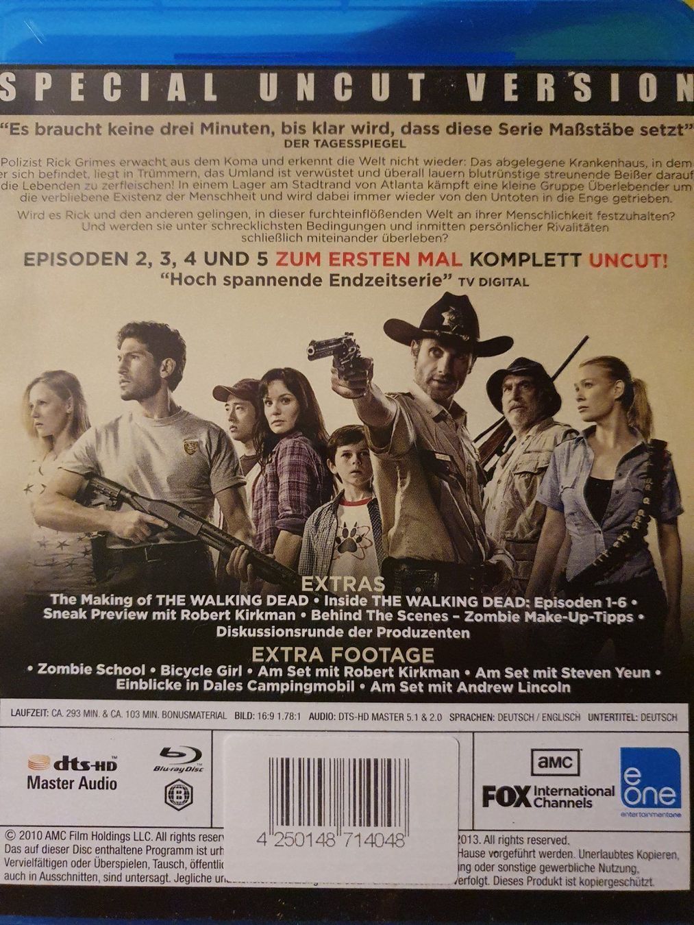 Tutti i DVDs: Blu-ray Walking Dead Staffel 1, uncut – Usato da Eiken venduto da Lashar 1
