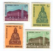 Briefmarken Bank Indonesia. Indonesien
