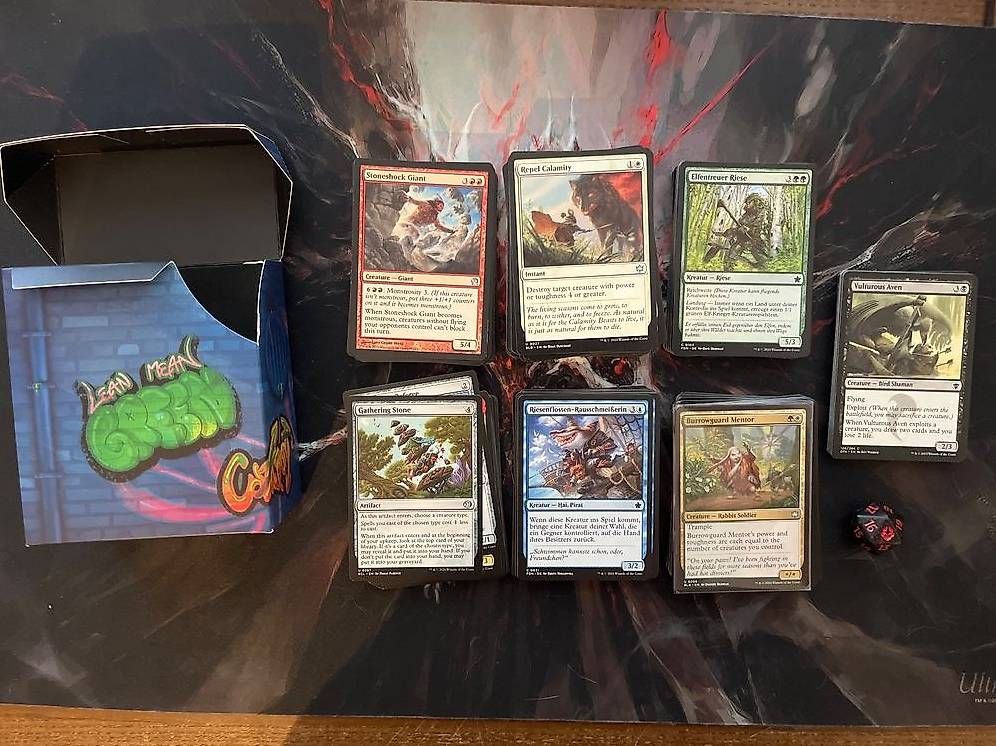 Magic The Gathering Sammelbilder & Trading cards: Magic the Gathering Karten UC/C inkl. 2farbiger länder – Gebraucht aus Hochdorf von HauptsachNoessle
