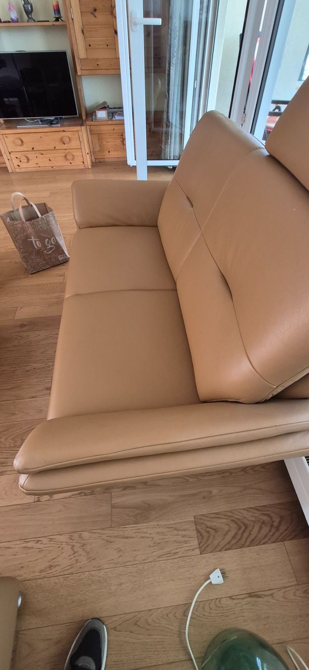 Sofas: Leder Sofa braun – Neuf (Voir description) à Biberist par Mpilot 5